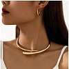 Teardrop Alloy Necklaces & Cuff Earring Sets FS-WGCF282-01-4