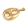 304 Stainless Steel Pendants STAS-P407-04E-G-2