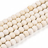Synthetic Magnesite Beads Strands TURQ-S192-4mm-1-2