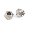 Irregular 304 Stainless Steel Beads STAS-D394-03O-P-2