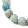 Round Natural Amazonite Bead Strands G-I183-02-12mm-5