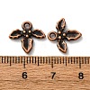 Tibetan Style Alloy Pendants TIBEP-LF10826YKG-R-FF-2