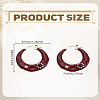 1Pair Alloy Rhinestone Hoop Earrings EJEW-LP0012-05B-2