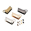 Givenny-EU 8 Sets 4 Colors Zinc Alloy Bag Lock Catch Clasps FIND-GN0001-11-7