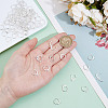 80Pcs Brass Hoop Earrings Findings FIND-DR0001-65B-4