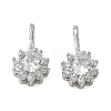 Brass Pave Clear Cubic Zirconia Charms CU-CBA9FFD-11P-09-1
