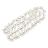 Electroplate Transparent Glass Beads Strands EGLA-FI0001-01A-1