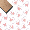 Square Wooden Stamps DIY-WH0546-001-1