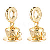 Brass European Dangle Charms KK-N271-07G-1