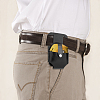 PU Imitation Leather Tape Measure Holder for Belt AJEW-WH0347-64-5