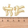 Brass Pendants X-KK-K408-67G-01-3