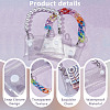 Acrylic Link Pendant Decorations HJEW-OC00031-4