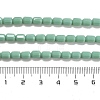 Opaque Glass Beads Strands GLAA-G112-04E-4