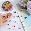384Pcs 16 Colors Transparent Acrylic Beads TACR-SC0001-37-3