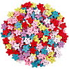 300Pcs 2-Hole Wood Buttons BUTT-SP0001-04B-1
