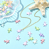 36Pcs Baking Paint Alloy Pendants FIND-SP0004-16B-5