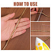 Rectangle Plastic Beaded Trimming DIY-WH0656-36B-4