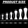6Pcs 6 Styles Acrylic Clay Wedging Board DIY-FG0008-19-2