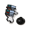 Rabbit with Books Enamel Pins JEWB-S025-06A-3