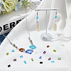 HOBBIESAY 400Pcs 10 Colors Transparent Glass Beads GLAA-HY0001-26-5