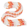 Electroplate Glass Beads Strands EGLA-D300-05-14-2