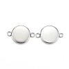 Craftdady 304 Stainless Steel Cabochon Connector Settings STAS-CD0001-08B-2
