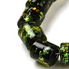 Handmade Dichroic Foil Glass Beads Strands DICH-U001-09D-3