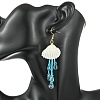 Shell & Glass Seed Bead Dangle Earrings EJEW-MZ00740-01-2