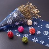 Snowflake Deco Mesh Ribbons OCOR-P010-G14-5
