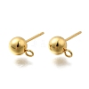 201 Stainless Steel Stud Earring Findings STAS-R156-01G-03-1