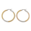 201 Stainless Steel Hoop Earrings EJEW-I309-35GP-1