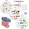 DIY Embroidery Flower Grass Stitches Practice Kit for Beginners DIY-NH0006-01B-1