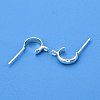 Brass Ear Stud Findings X-KK-WH20013-03S-3