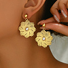 Elegant Stainless Steel Stud Earrings VF4299-8-9