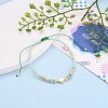 Adjustable Nylon Cord Braided Bead Bracelets BJEW-JB05688-02-4