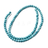 Dyed Natural Magnesite Beads Strands G-A323-A01-4mm-3