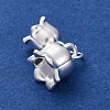 925 Sterling Silver Bell Charms STER-G045-17S-2