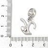Brass European Dangle Charms LS-KK-Z097-01Y-GP-3