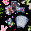 50Pcs Double Face Laser Rectangle PE Cellophane Bags ABAG-TAC0013-14B-7