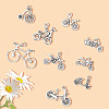 72Pcs 9 Styles Tibetan Style Alloy Pendants TIBEP-SC0003-26-5