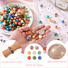 160Pcs 8 Colors Opaque Acrylic Beads SACR-PJ0001-03-14