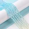 Transparent Glass Beads Strands GLAA-L045-01B-02-3