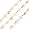 Dyed Natural Jade Round Beaded Chain CHS-C006-01A-1