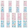 18 Sheets 18 Colors Self Adhesive Mobile Phone Stickers AJEW-TA0001-17-2