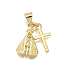 Rack Plating Brass Pendants KK-D343-09G-1