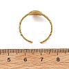 304 Stainless Steel Shell Cuff Open Rings RJEW-JR01111-01-5