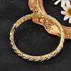 Brass Hinged Bangles for Women BJEW-D313-01G-1
