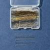 250Pcs 5 Colors Brass Ball Head Pins KK-FS0001-42-8