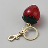 Resin & Light Gold Alloy Keychian KEYC-CJC0004-01A-2