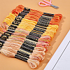 20 Skeins 4 Colors 6-Ply Polyester Embroidery Floss OCOR-CY0004-38B-8